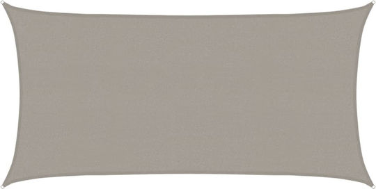vidaXL Rectangular Shade Sail Gray 2.5x5m 160gr/m²