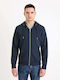 Celio Men's Sweatshirt Jacket Blue