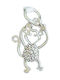 925 Silber Anhänger Jolie Silber Affenmodell 25 x 14 mm 1,4 g