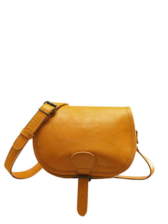 Paul Marius Leather Women's Bag Shoulder Yellow