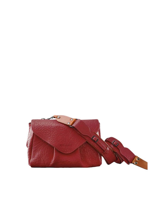 Paul Marius Leather Women's Bag Crossbody Red