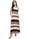 Colorful Long Striped Dress