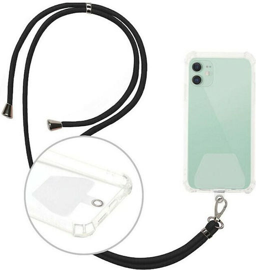 Universal Lanyard Nackenriemen für Handys Schwarz