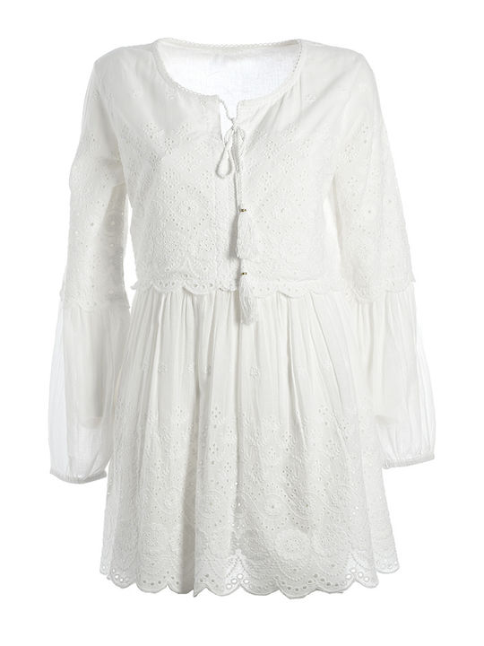 Ble Resort Collection Mini Rochie White