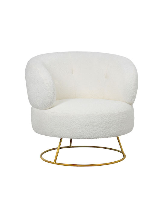 Connie Sessel Beige 87x81x81cm