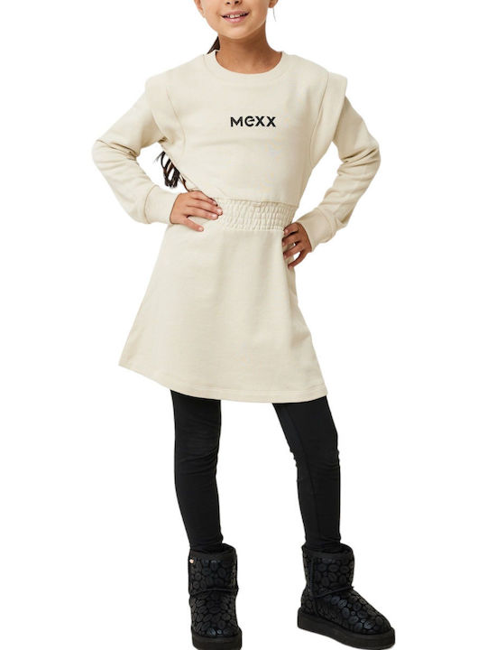 Mexx Kids Dress Long Sleeve Ecru