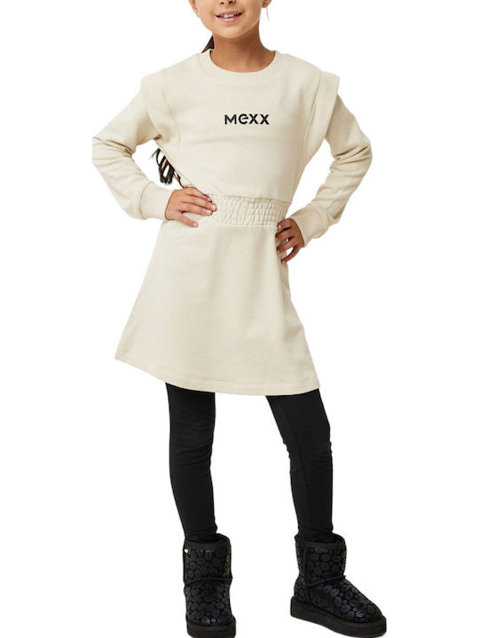 Children's Dress Long Sleeve Ecru