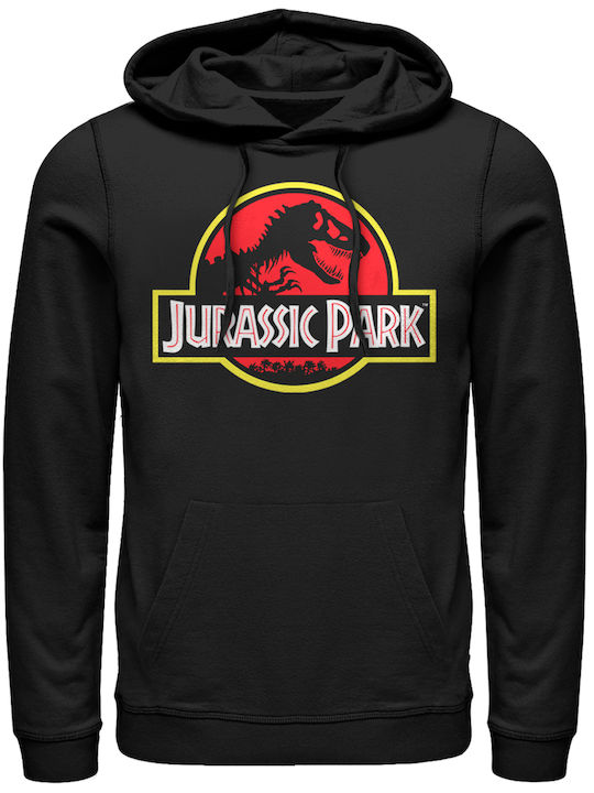Pegasus Jurassic Park Φούτερ με Κουκούλα Μαύρο