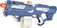 Pistol cu apă pentru copii, rezervor de 600 ml, Flippy 14+, baterie electrică de 1500 mAh, explozie albastru alb, 1000 ml
