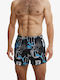 Men's Swimwear Shorts Blue Combo with Patterns