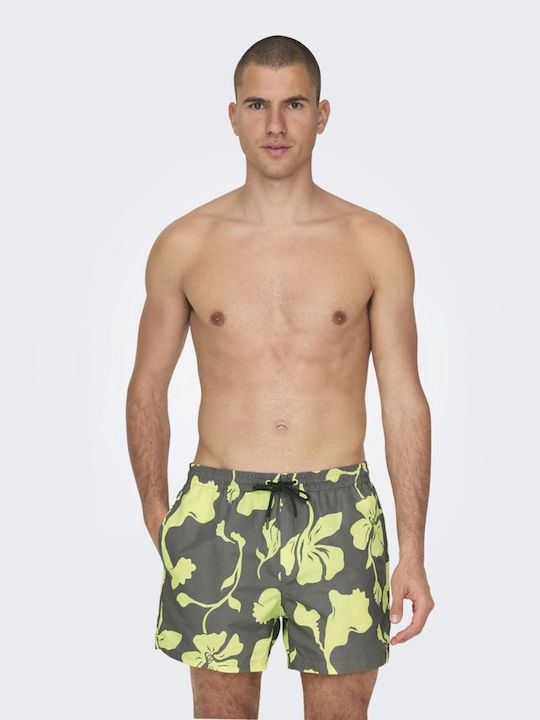 Only & Sons Men's Swimwear Shorts Green