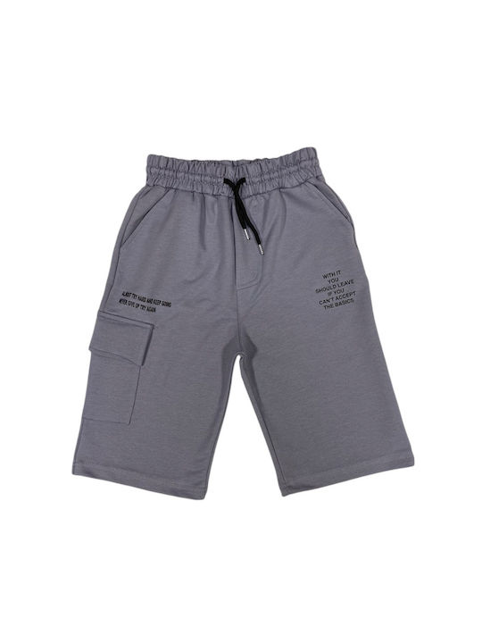 Trendy Shop Kids Shorts/Bermuda Fabric Grey