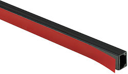 Triton Electrical Installation Strip Tape Set Κανάλι Καλωδίων από Πλαστικό Μαύρο Σετ 10τμχ 2m