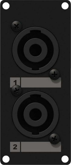 Caymon Casy Модул 2x Nl4mp Speakon конектори Casy142/b