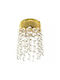 Ceiling Mount Light Gold with Socket GU10