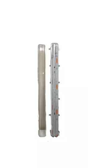 Lichtleiste 2 Lampen Außenbereich mit integriertem LED 58W 156.6cm