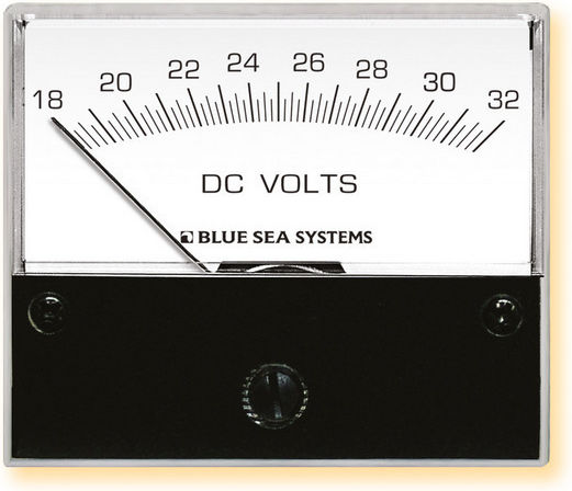 Blue Sea Systems Αναλογικό Όργανο Βολτόμετρο Αυτοκινήτου