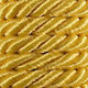 Șiret Poliester Galben 8mm x 5m