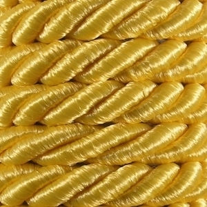 Șiret Poliester Galben 8mm x 5m