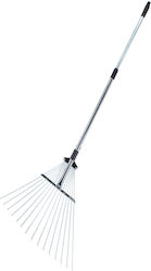 AWTools Gartenharke mit Stange