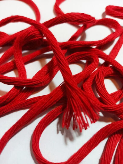 Schnürsenkel Baumwoll Rot 3mm x 60m