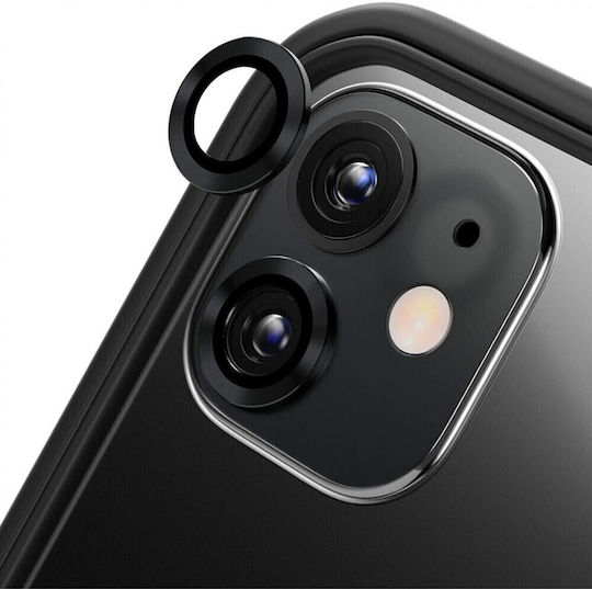 Lentilă Cameră Telefon Mobil Negru pentru (iPhone 11/ 11 Pro/ 11 Pro Max/ 12/ 12 Pro/ 12 Mini)