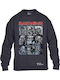 Polar Bluze și Hanorace Pentru Copii Cu Glugă și Buzunare Negru Iron Maiden