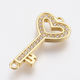 Metallic Jewelry Material Gold in Shape Key 2.4x1.15cm.
