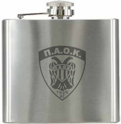 Παοκ Φλασκί Ανοξείδωτο Ασημί 148ml