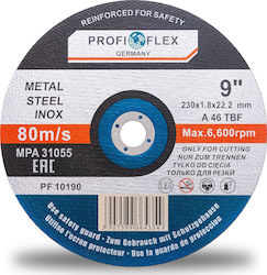 Silber Metall Silent Blade 230 X 1,8 X 22,2 mm Profi Ex10190