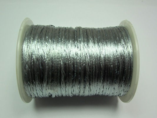Schnürsenkel Silber 1mm x 100m