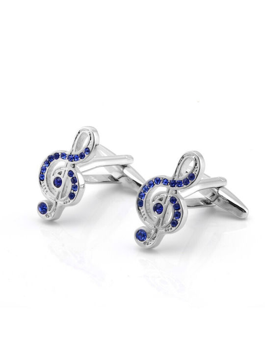 Erika Cufflinks Silver/Blue