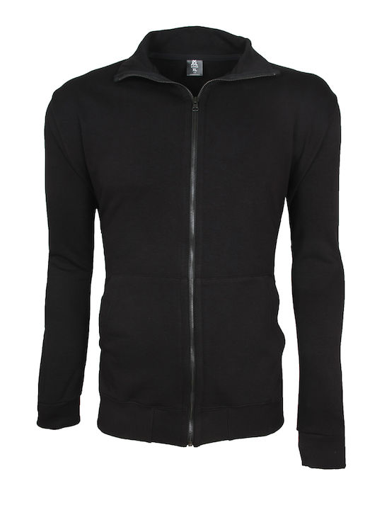 Stefansxxl Men's Sweatshirt Jacket BLACK