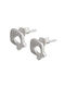925 Silver Bow Earrings