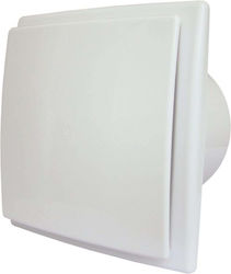 Mmotors Wall-mounted Ventilator Bathroom 100mm White