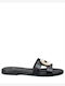 Flache Sandalen für Damen in Schwarz Farbe