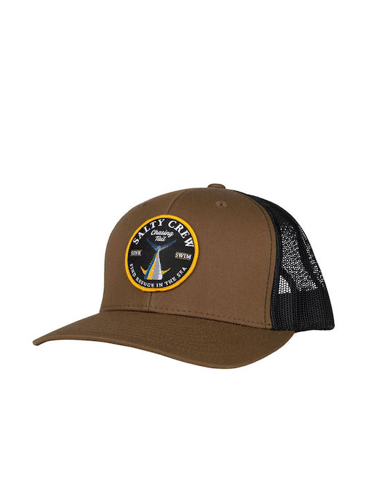 Salty Crew Men's Trucker Cap BRWN/BLK