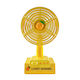 Rechargeable Mini Table Fan Yellow Ys2287yellow