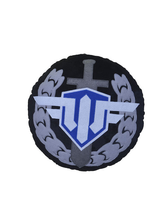 WP Merchandise Rotund Pernă decorativă pentru copii Negru