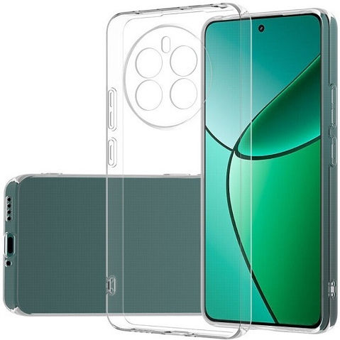 Back Cover Σιλικόνης / Tempered Glass Διάφανο (Realme 12 Pro)