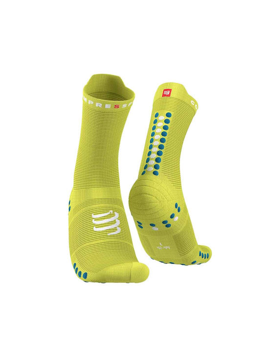 Compressport Racing Laufsocken Blau 1 Paar