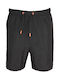 Double Herren Badebekleidung Shorts Schwarz