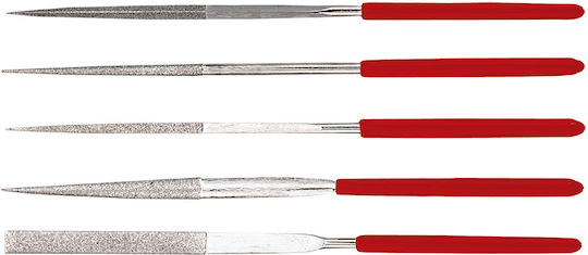 Topex 06A000 Set of Files with Handle 5pcs