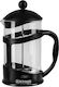 Ertone Filterkaffeemaschine Handbetrieb Rostfreier Stahl Schwarze 350ml