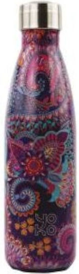 Yoko Design Bottle Thermos Stainless Steel 500ml Imprimee Pondichery