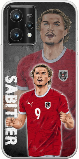 Евро 2024 Marcel Sabitzer Realme 9 Pro Plus Гъвкав TPU Прозрачен Силиконов Калъф за Мобилен Телефон