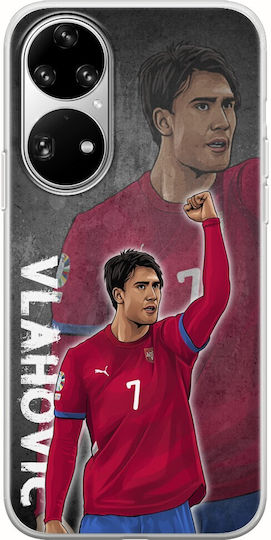 Euro 2024 Dusan Vlahovic Huawei P50 Pro Flexible Tpu Διάφανη Σιλικόνη