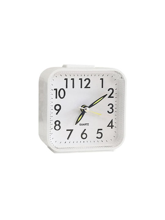 Tabletop Clock with Alarm White TR866240