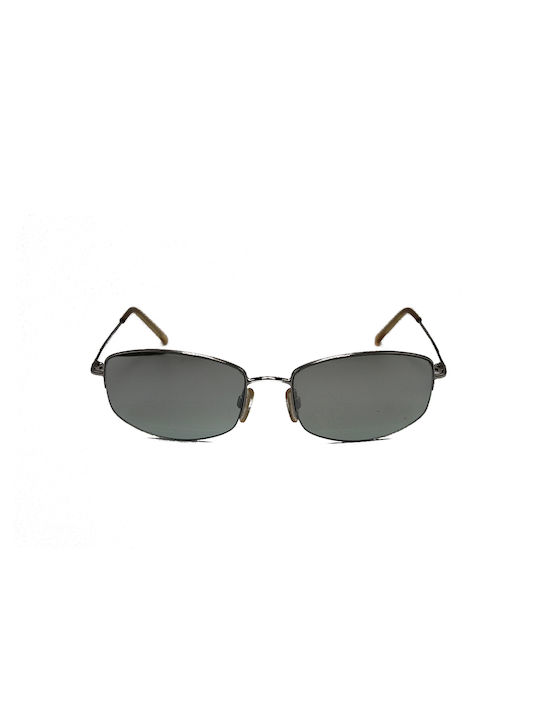 Genny Men's Sunglasses with Black Metal Frame and Black Lens GYS.756.5394