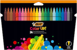 BIC Μαρκαδόροι 1mm Σετ 24 χρώματα